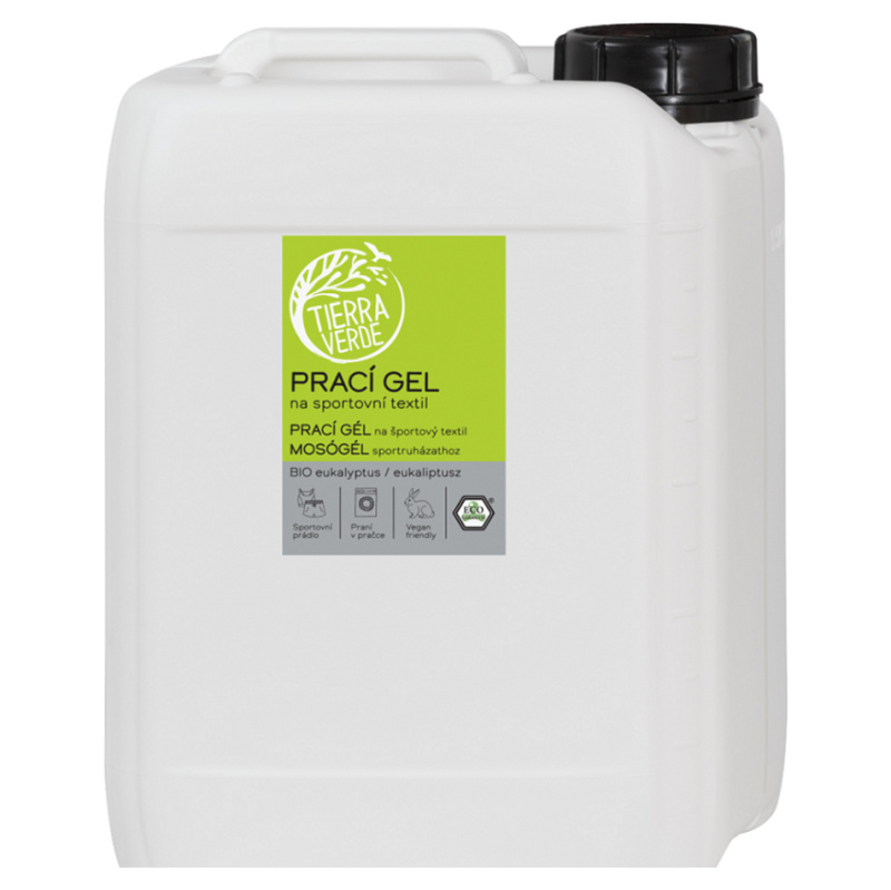 Tierra Verde Prací gel sport BIO eukalyptus, 5 l