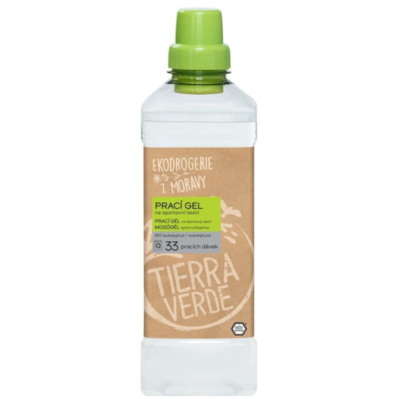 Tierra Verde Prací gel na sportovní textil s BIO eukalyptovou silicí (1 l)