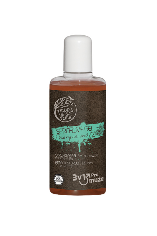 Tierra Verde – Sprchový gel pro muže Energie máty, 110 ml