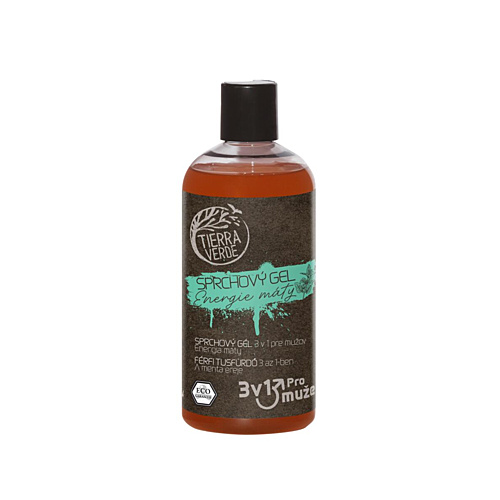 Tierra Verde – Sprchový gel pro muže Energie máty, 500 ml
