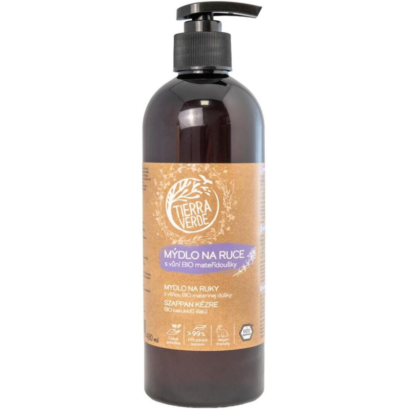 Tierra Verde BIO Tekuté mýdlo na ruce mateřídouška