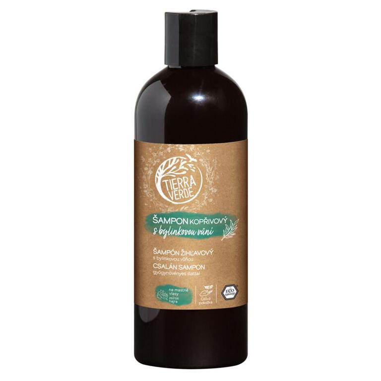 Tierra Verde Šampon kopřivový s bylinkovou vůní 500 ml