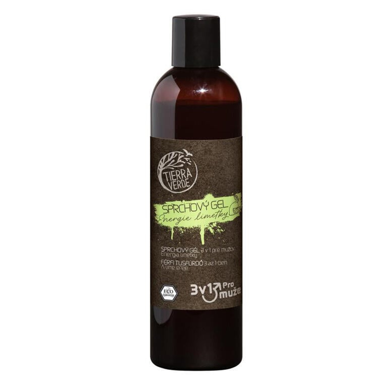 Tierra Verde Sprchový gel pro muže 3v1 Energie limetky 300 ml