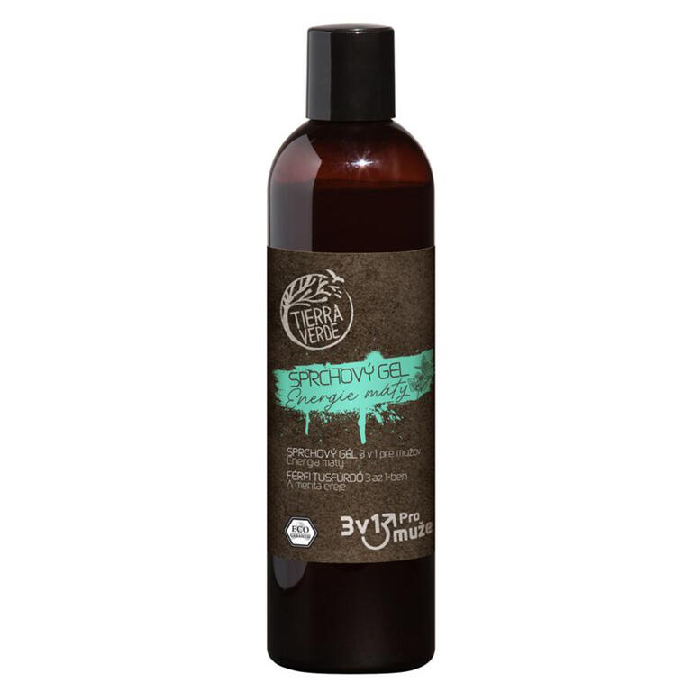 Tierra Verde Sprchový gel pro muže 3v1 Energie máty 300 ml