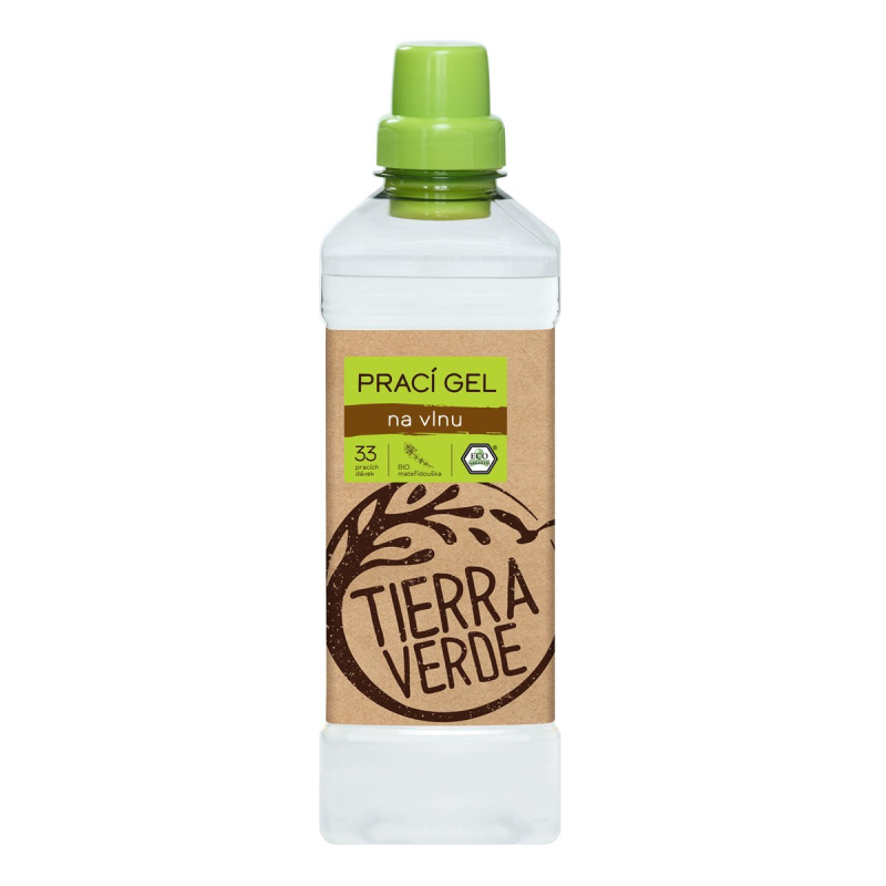 Tierra Verde Prací gel na vlnu s vůní BIO mateřídoušky (1 l)