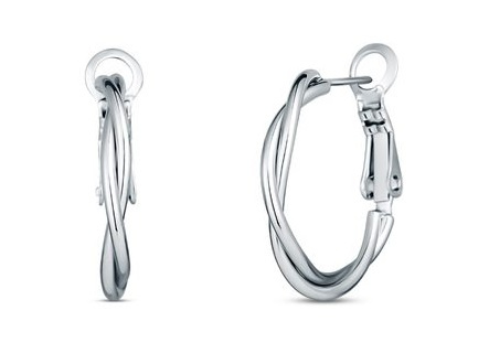 Vuch Originální ocelové kruhy Aster Silver