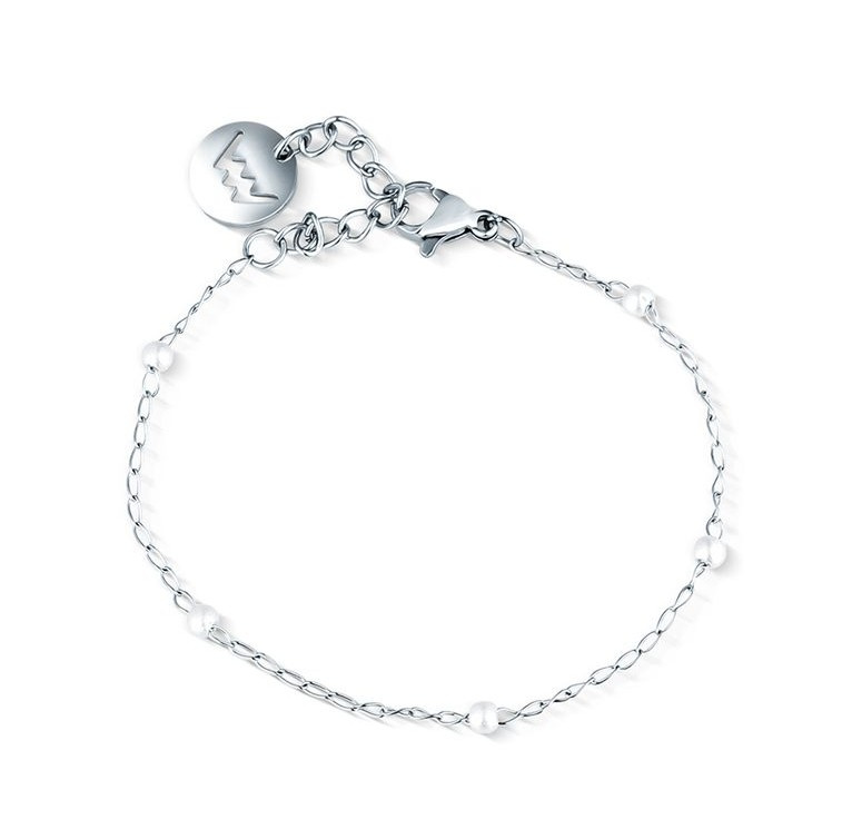 Vuch Minimalistický ocelový náramek Kruwen Silver