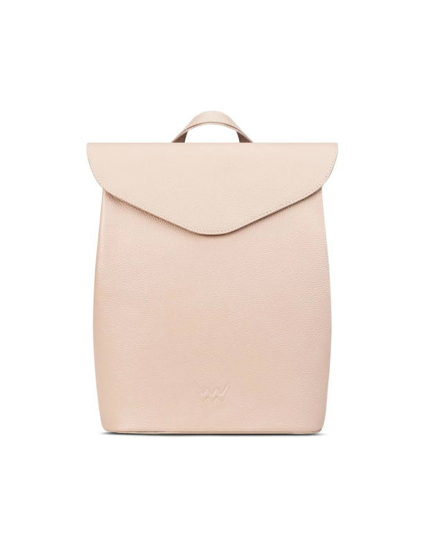 Dámský kožený batoh Vuch Joanna Leather Beige