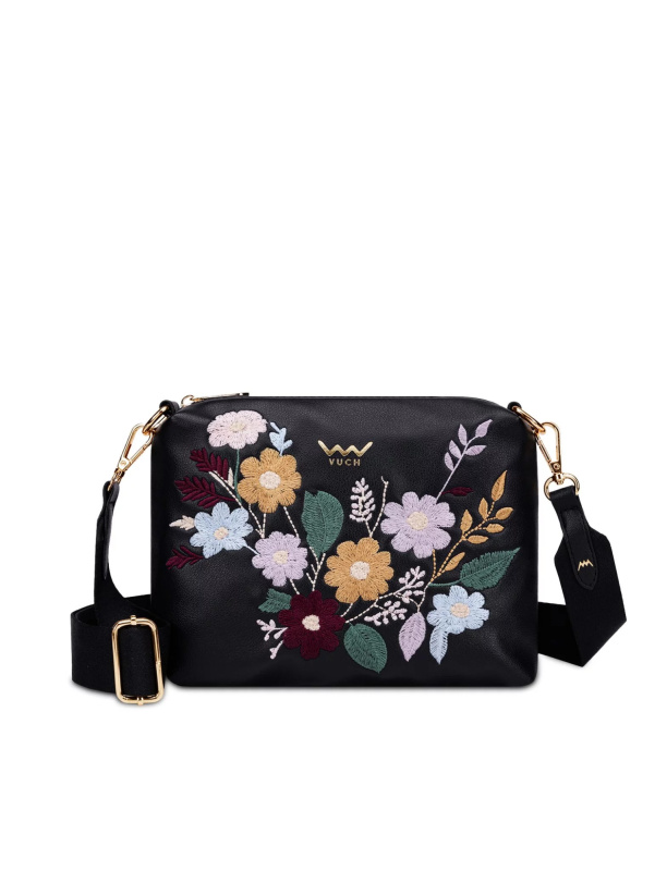 Dámská kabelka Vuch Coalie Flowers Black