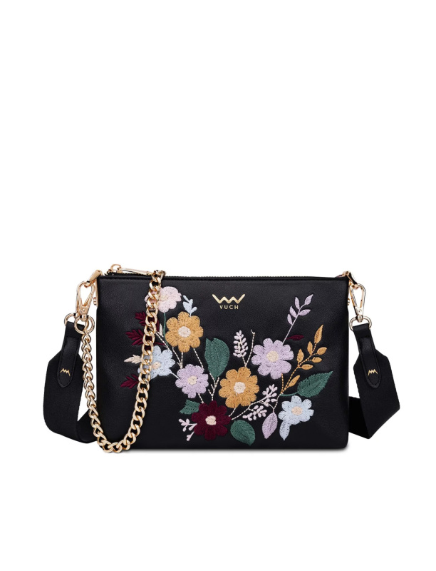 Dámská kabelka Vuch Lylann Flowers Black