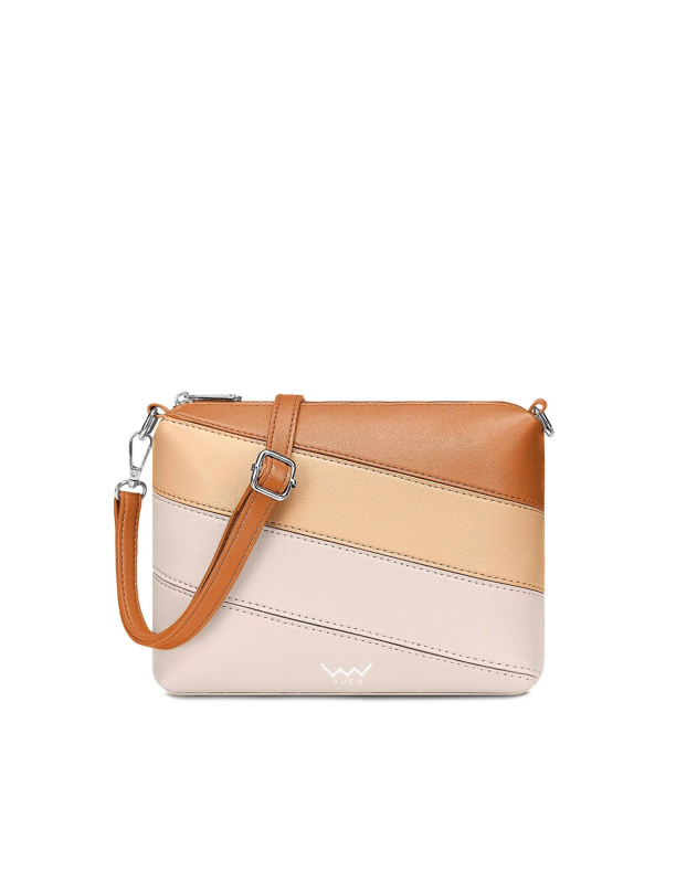 Dámská kabelka Vuch Coalie Striped Beige
