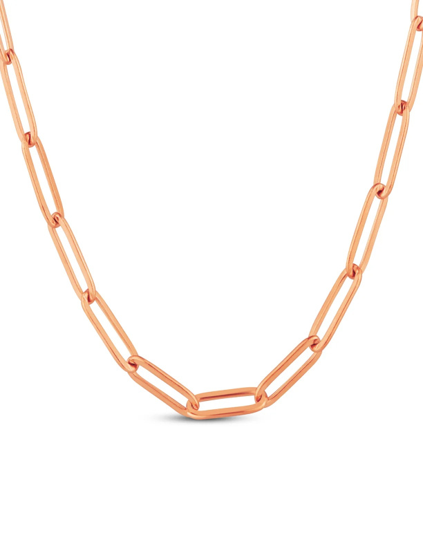 Náhrdelník Elar z růžového zlata