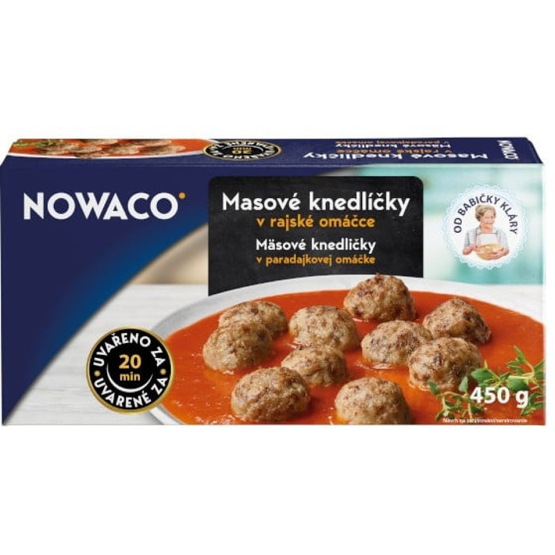Nowaco Od babičky Kláry Masové knedlíčky v rajské omáčce