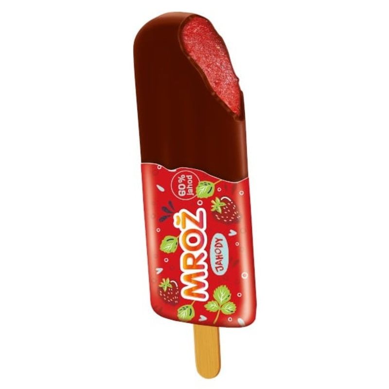 Mrož jahodový v tmavé polevě