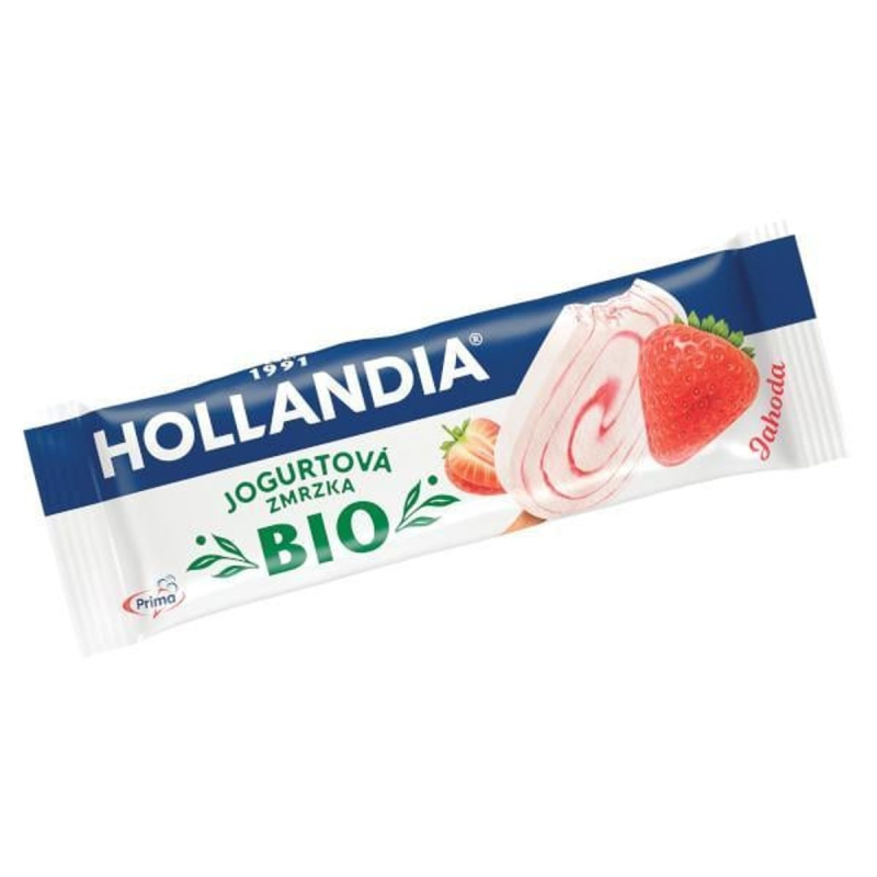 Hollandia BIO Jogurtová zmzlina – jahoda