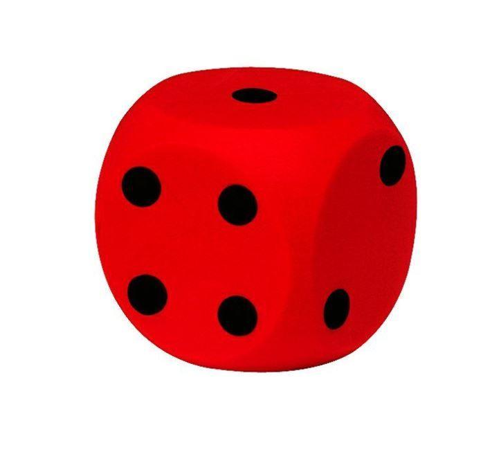 Androni Kostka měkká -  velikost 16 cm, žlutá