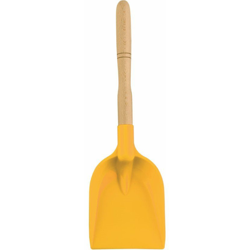 Androni Lopata s dřevěnou násadou délka 34 cm žlutá