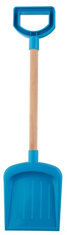 Androni lopata s dřevěnou násadou modrá délka 34 cm