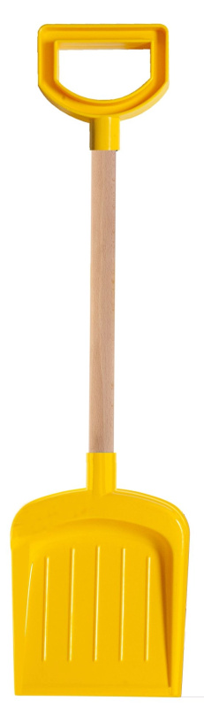Androni lopata s dřevěnou násadou žlutá délka 34 cm