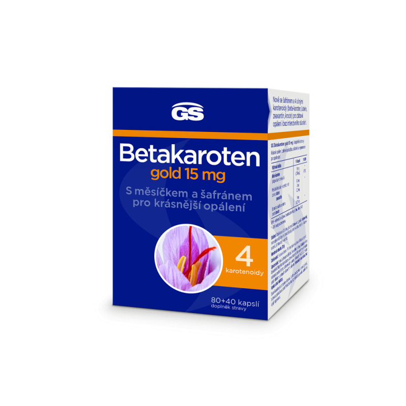 GS Betakaroten gold 15mg cps.80+40