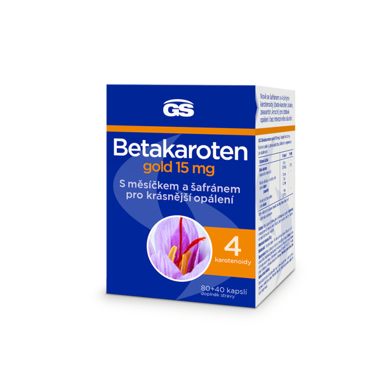 GS Betakaroten gold 15mg cps.80+40