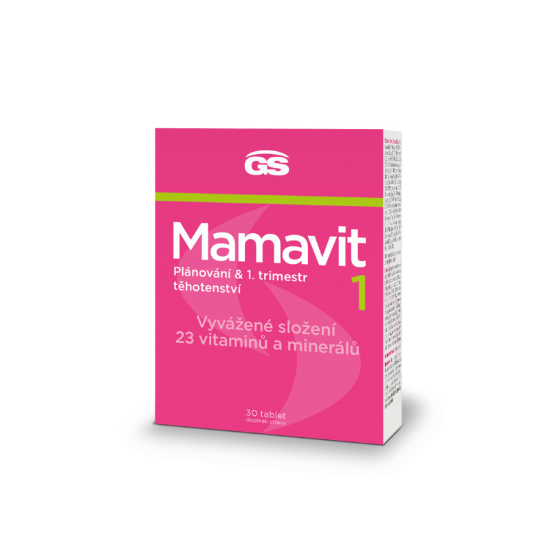 GS Mamavit 1 Plánování a 1.trimestr 30 tablet