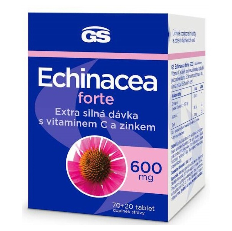 GS Echinacea Forte 600mg tbl.70+20
