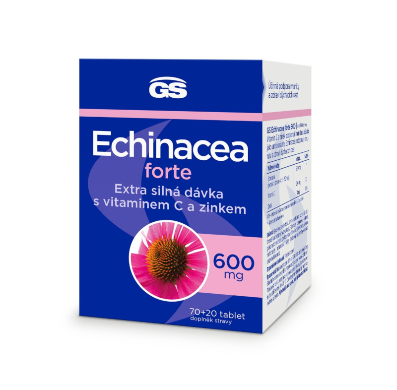 GS Echinacea Forte 600mg tbl.70+20
