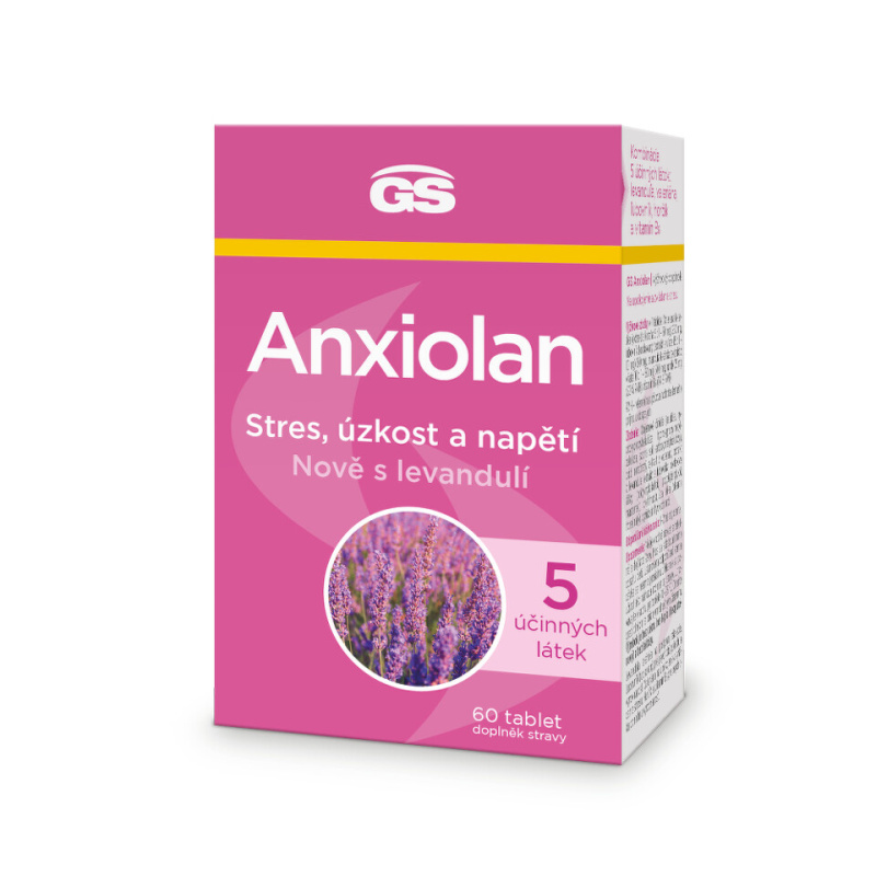 GS Anxiolan s levandulí 60 tablet
