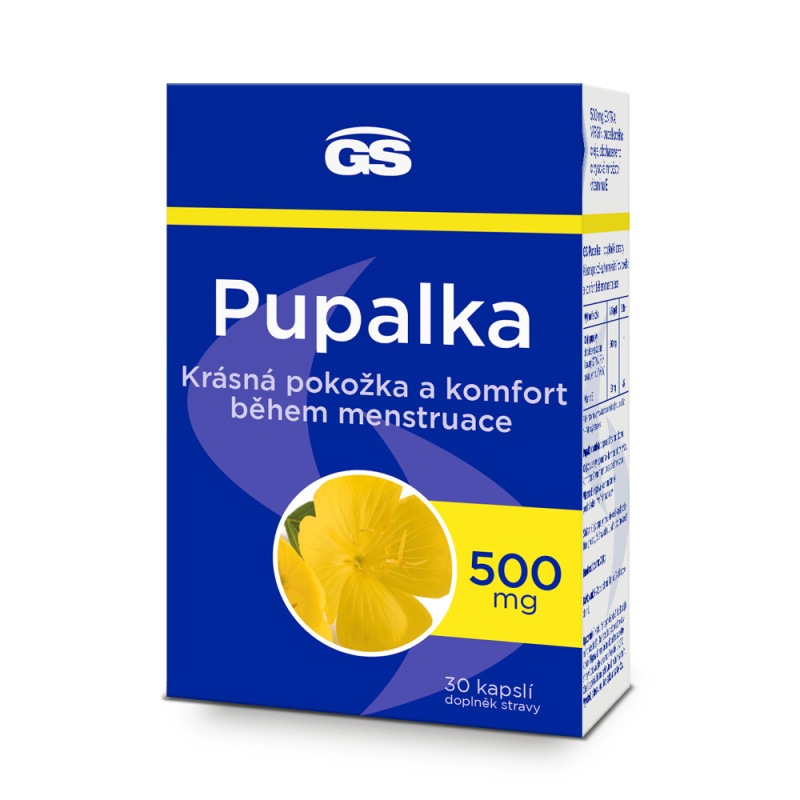 GS Pupalka 500 mg 30 kapslí