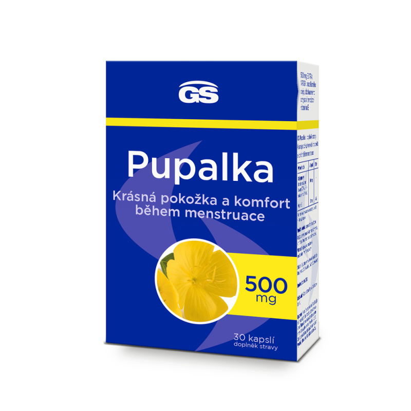 GS Pupalka 500 mg 30 kapslí