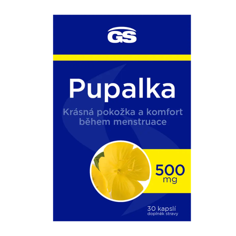 GS Pupalka 500 mg 30 kapslí