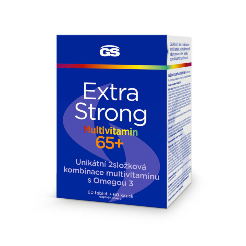 GS Extra Strong Multivitamin 65+ 60 tablet + 60 kapslí