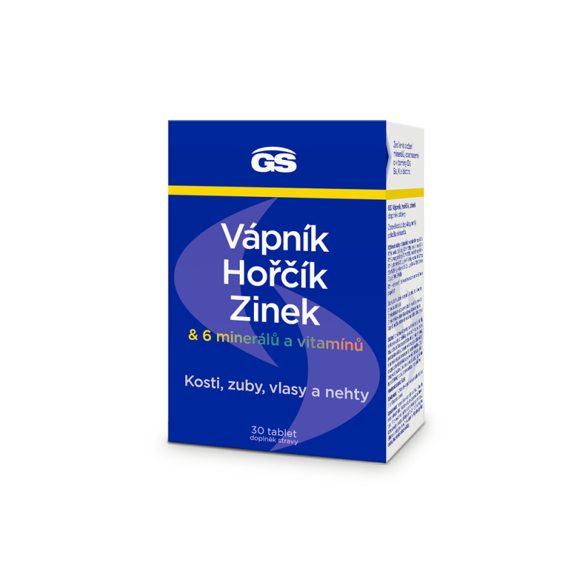 GS Vápník hořčík zinek 30 tablet