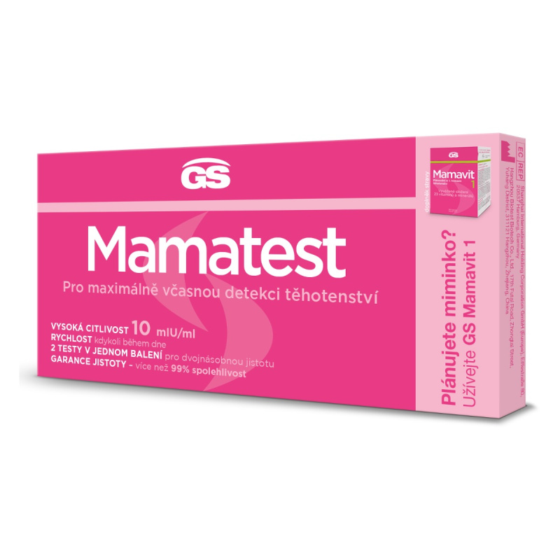 GS Mamatest těhotenský test 2 kusy