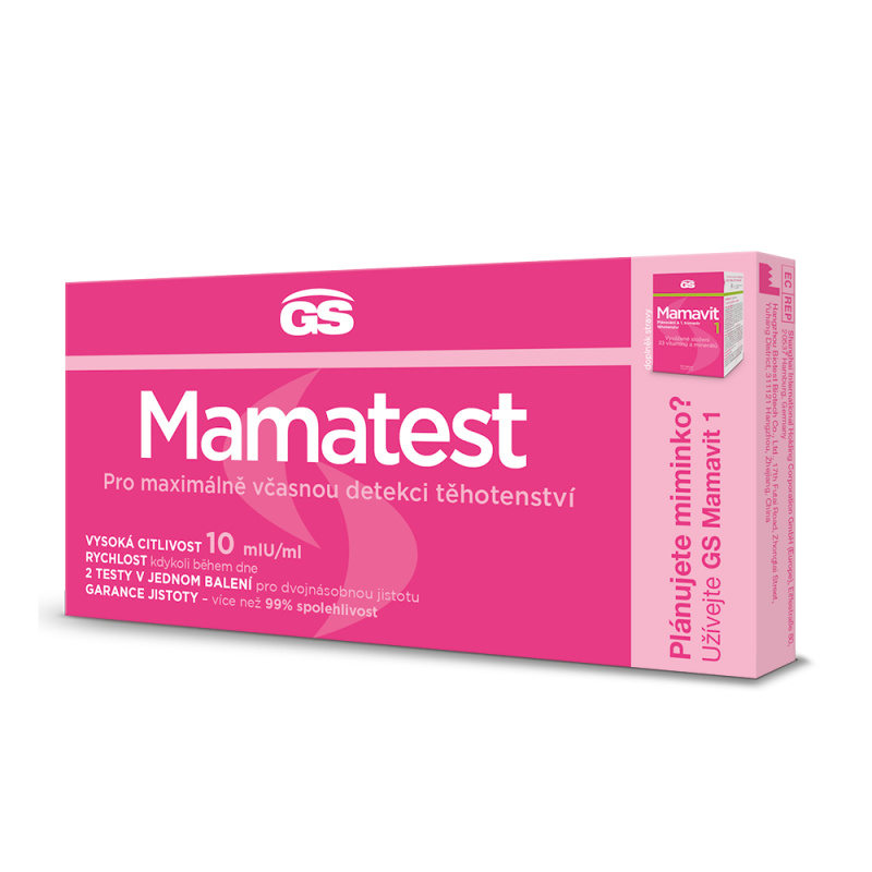 GS Mamatest těhotenský test 2 kusy