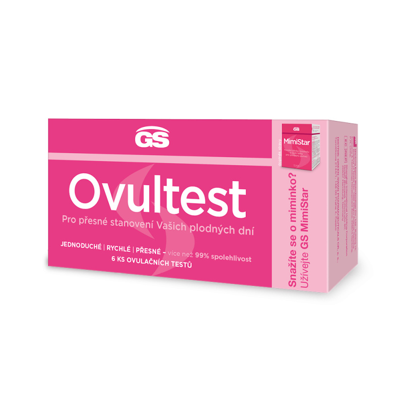 GS Ovultest ovulační testy 6 kusů