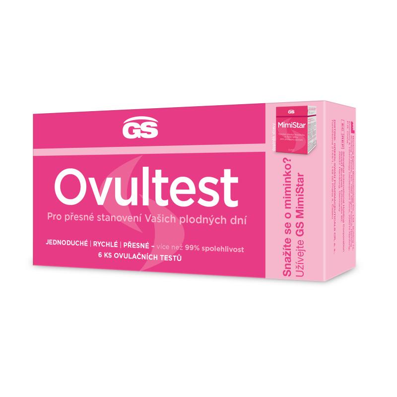 GS Ovultest ovulační testy 6 kusů