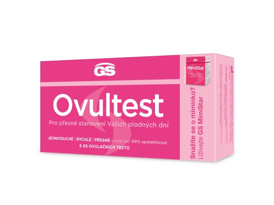 GS Ovultest ovulační testy 6 kusů
