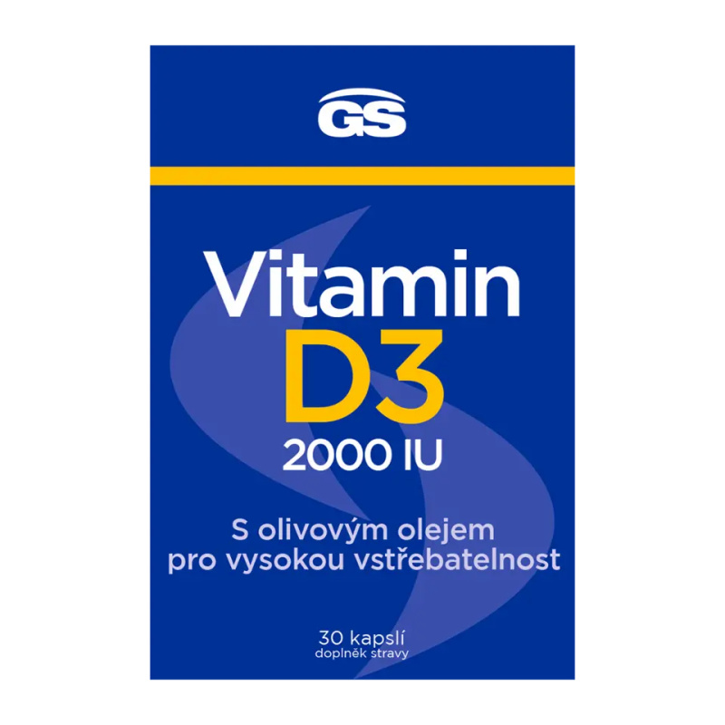 GS Vitamin D3 2000 IU, doplněk stravy 30 ks