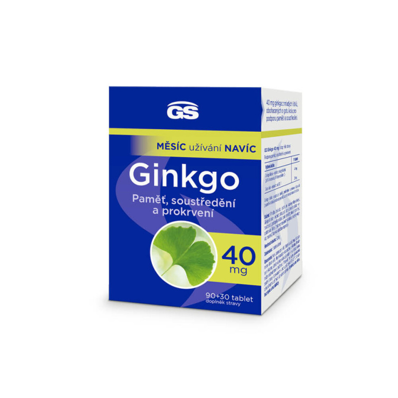GS Ginkgo 40 mg 90 + 30 tablet