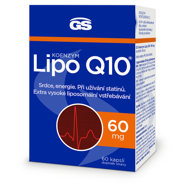 GS Koenzym Lipo Q10 60mg cps.60