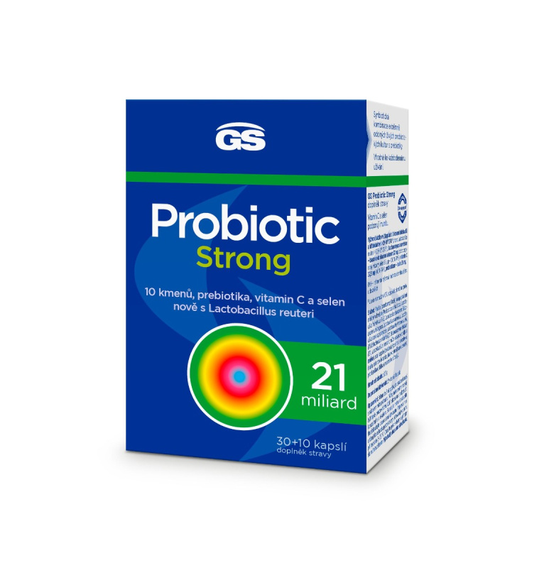 GS Probiotic Strong 30 +10 kapslí