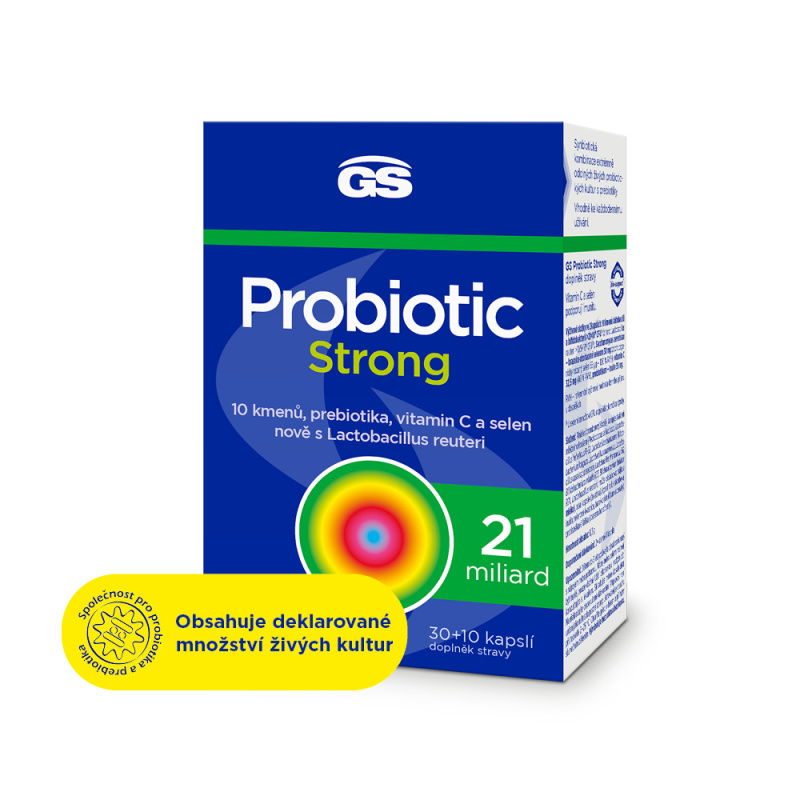 GS Probiotic Strong 30 +10 kapslí