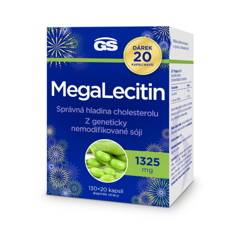 GS MegaLecitin 130 + 20 kapslí NAVÍC
