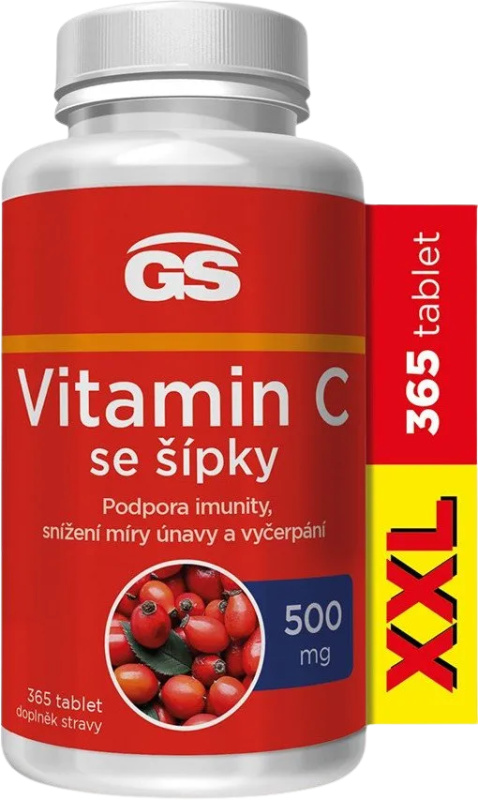 GS Vitamin C500 se šípky XXL 365 tablet