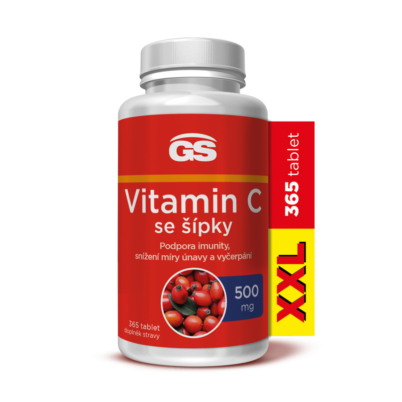 GS Vitamin C500 se šípky XXL 365 tablet