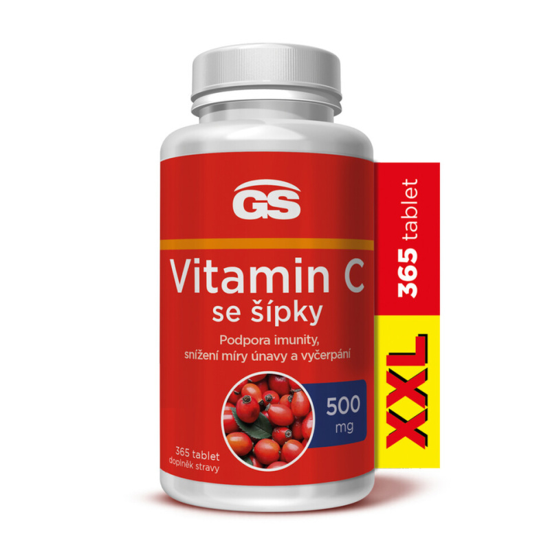 GS Vitamin C500 se šípky XXL 365 tablet