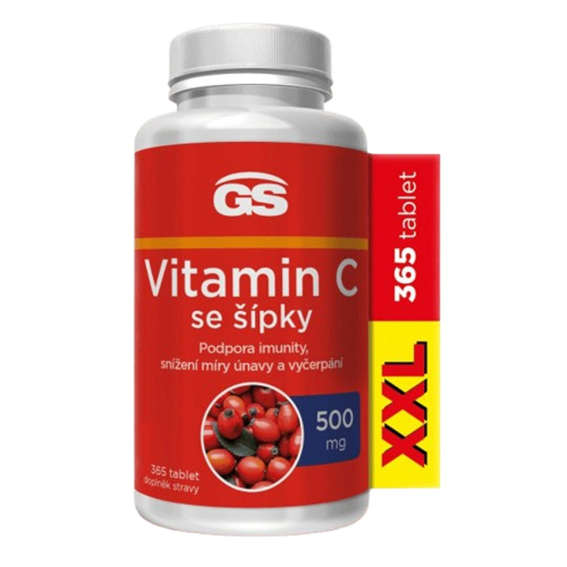 GS Vitamin C500 se šípky XXL 365 tablet