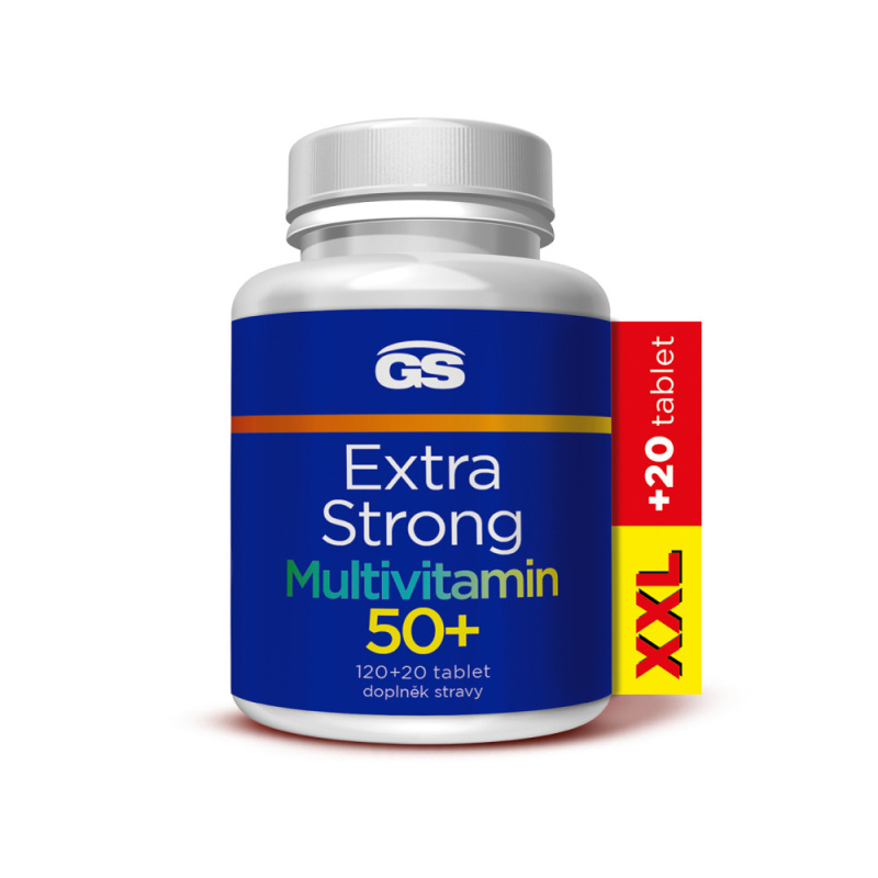 GS Extra Strong Multivitamin 50+ XXL 120 + 20 tablet